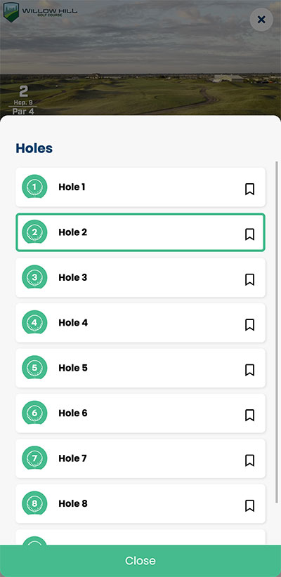 Interactive video screenshot